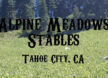 logo alpine meadows stables