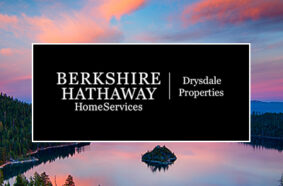 Berkshire logo and lake tahoe background image