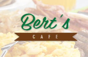 logo berts cafe