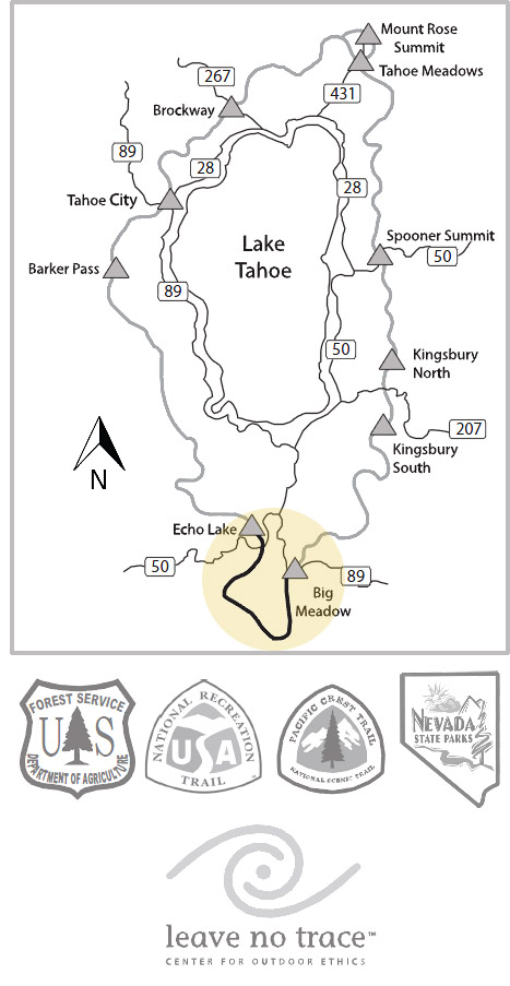 Big Meadow to Echo Lake Trail Hike at Lake Tahoe